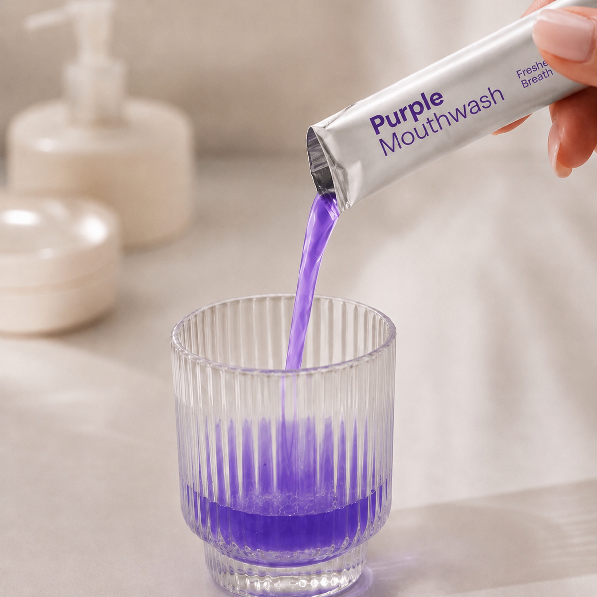 Purple Mouthwash