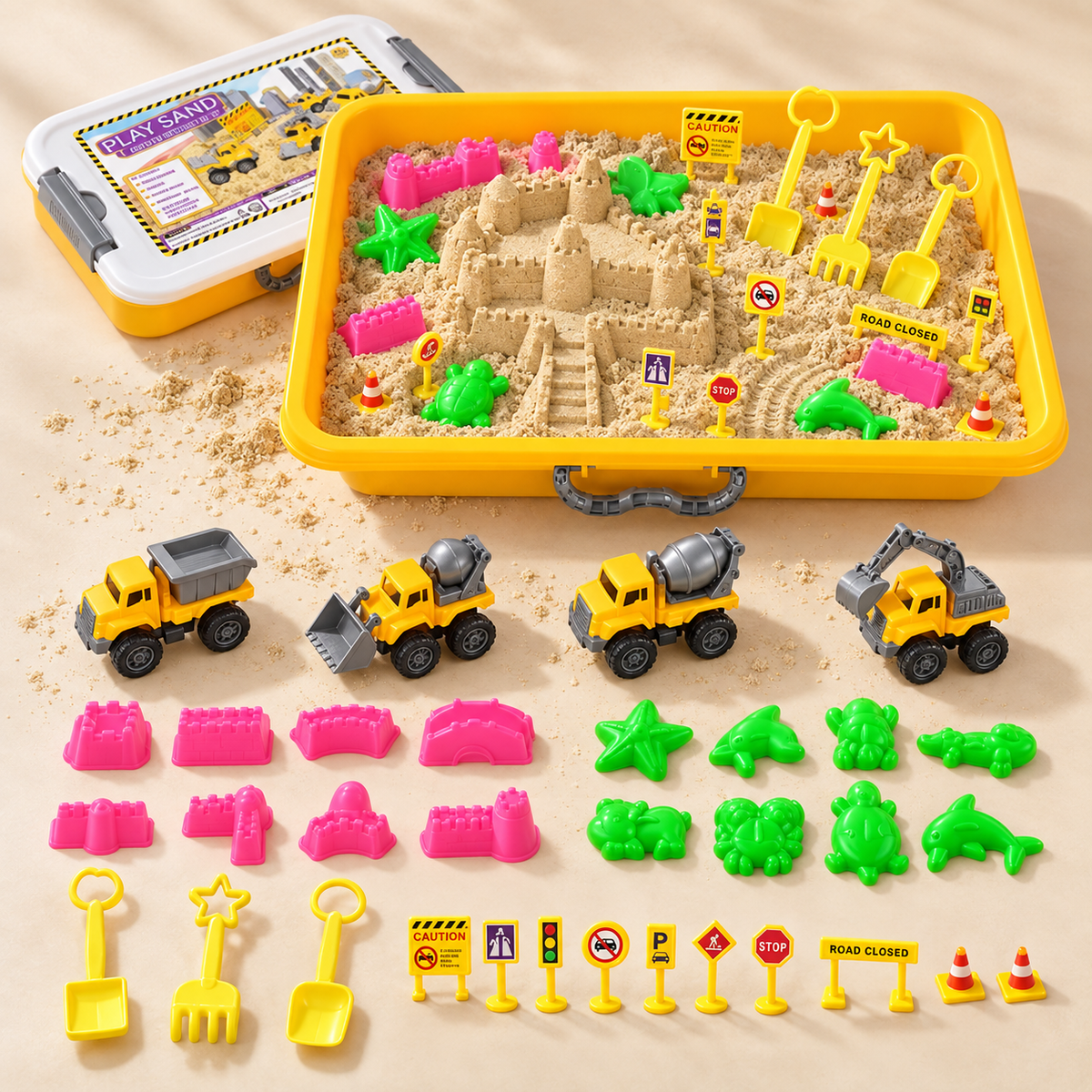 Toy Indoor Game Sand Colored Sand Loose Powder