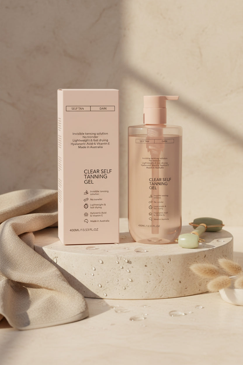 Transparentes Self-Tanning Gel ohne Abfärben