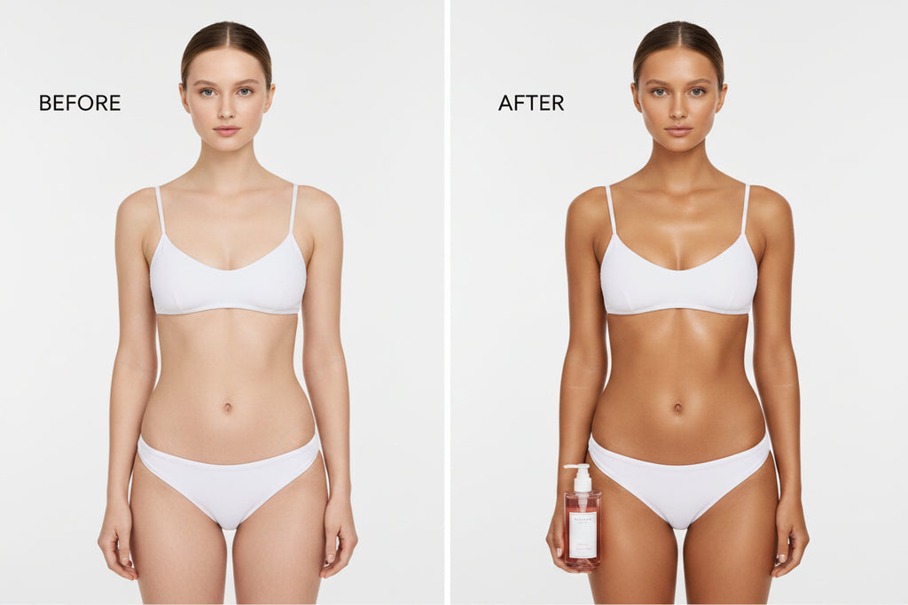 Transparentes Self-Tanning Gel ohne Abfärben