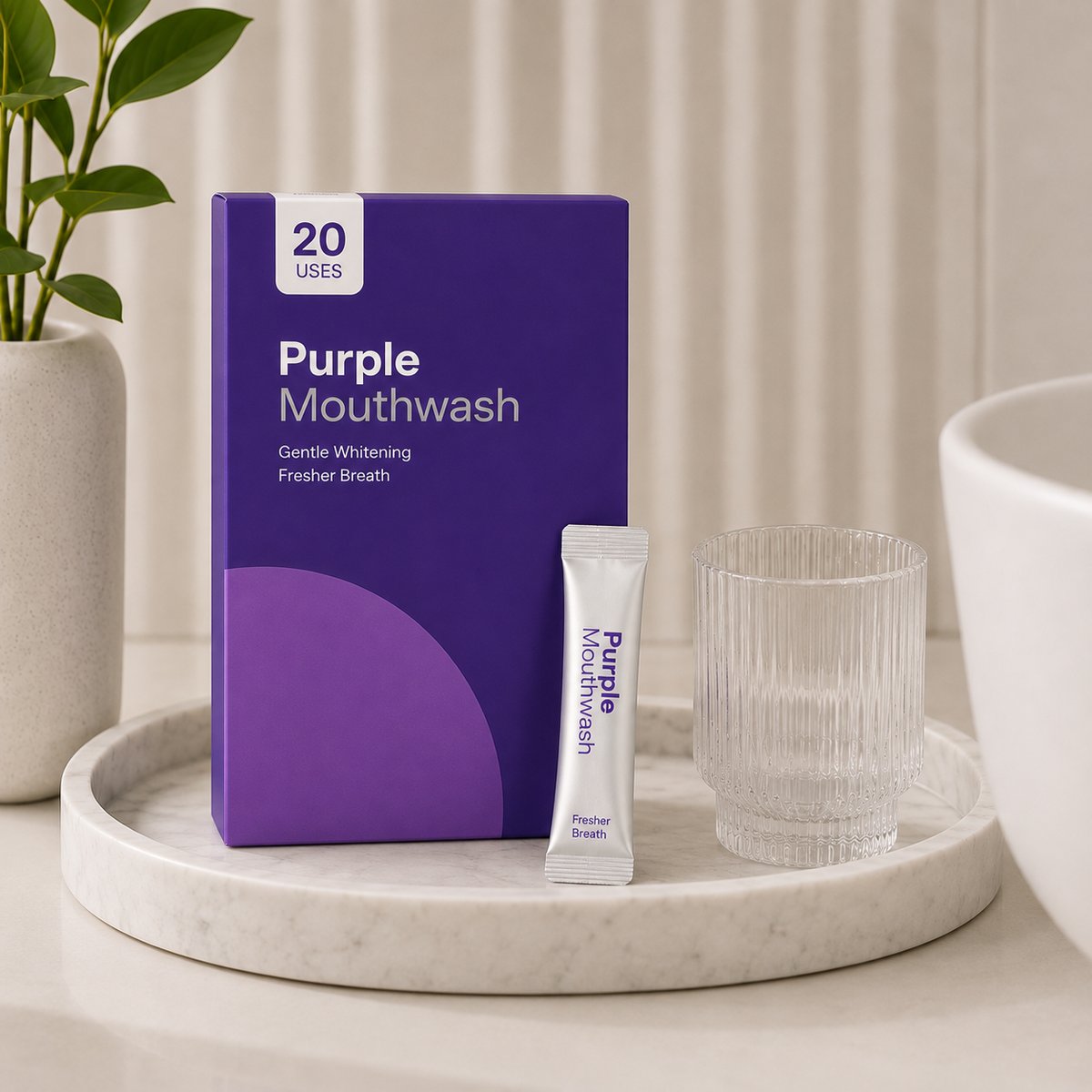 Purple Mouthwash
