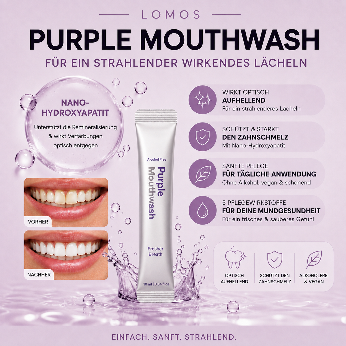 Purple Mouthwash